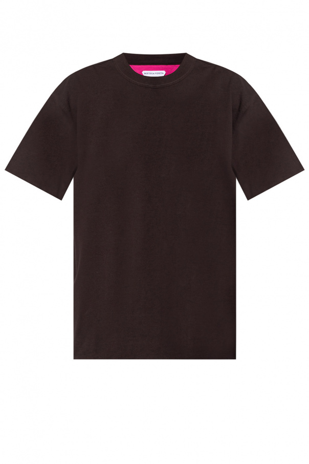 bottega veneta green short-sleeve polo shirt